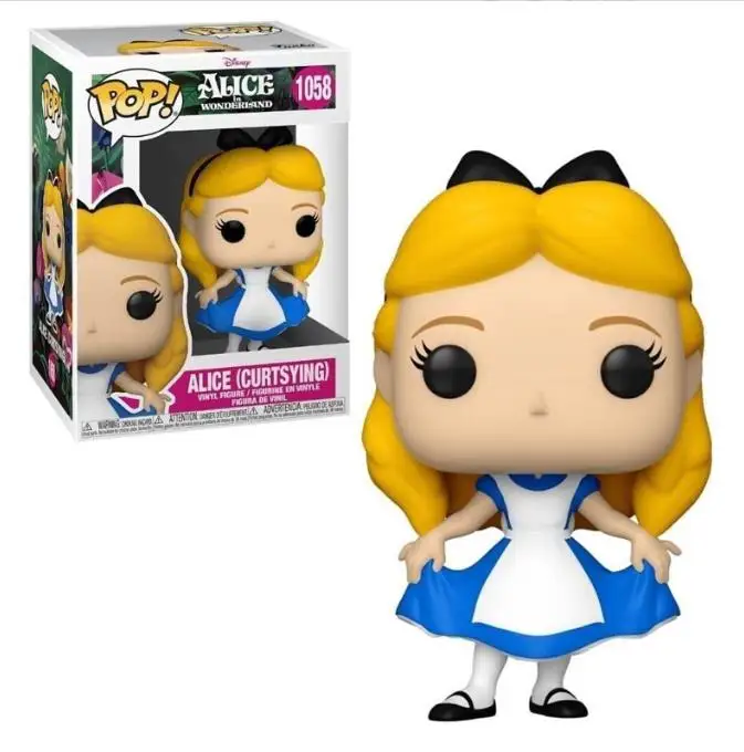Funko POP DISNEY Alice in Wonderland Mad Hatter 1060# Alice 1058