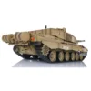 Heng Long 1/16 Scale 7.0 Plastic RC Tank Challenger II RTR Model 2.4G 3908 Painted In Yellow Gearbox Wheels Smoking Unit TH17734 2