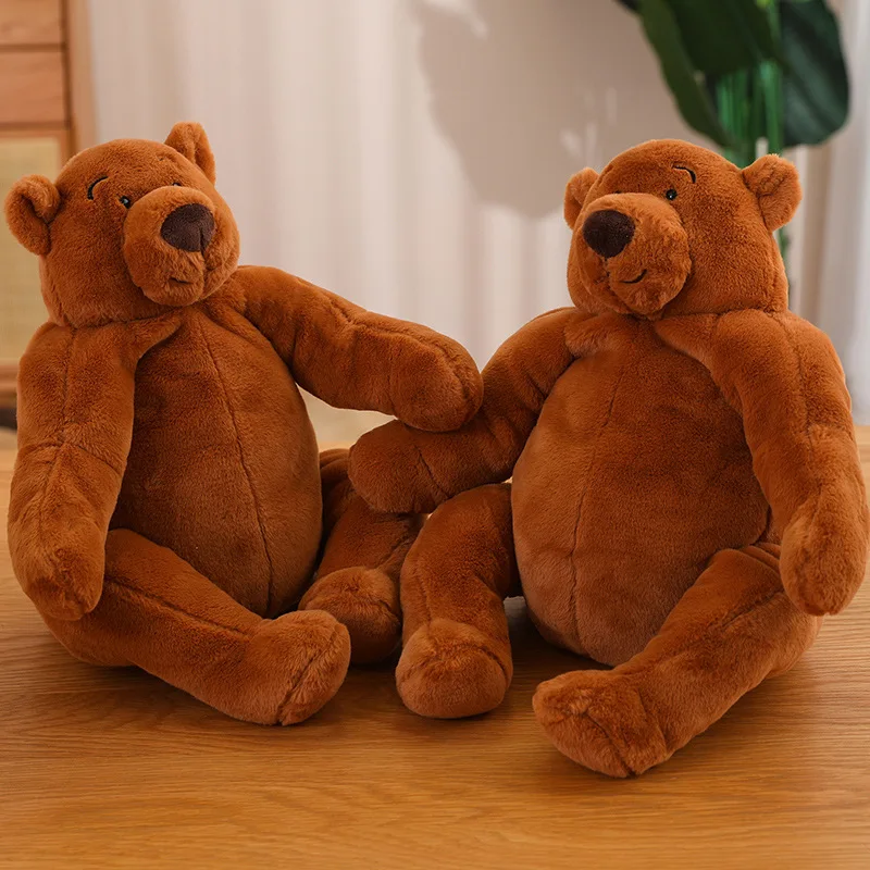 

Kawaii Soft Lazy Brown Bear Plush Toy Cartoon Stuffed Animals Bears Plushies Doll Soft Kids Toys Gift Pillows Bedroom Home Decor