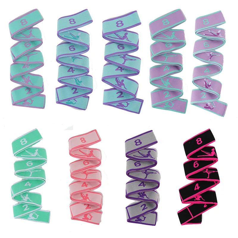 Elastic Band Yoga Open Shoulder Female Resistance Training Equipment Segmented Digital Stretching Band Adult Section 11 yoga resistance bands
