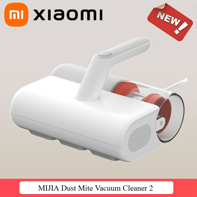 XIAOMI MIJIA Dust Mite Vacuum Cleaner 2,UV Sterilization, 50°C Hot-Air Drying,12,000Pa Suction,4 Filtration, 1.63kg Lightweight