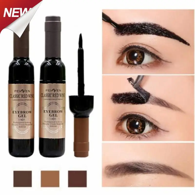 Cosmetici Naturali A Lunga Durata Vibrant Vibrant Red Wine Tint Tattoo Brow Gel Cosmetici A Lunga Durata Red Wine Tint Red Wine Dye
