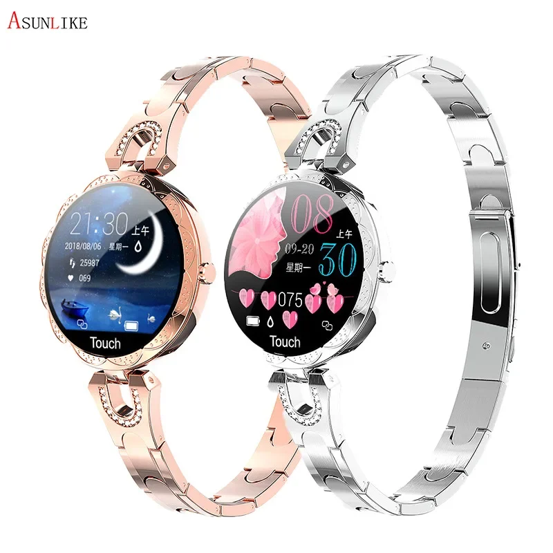 

AK15 Smart Watch Women's Watch Heart Rate Blood Pressure Sleep Health Monitoring Physiological Cycle Reminder Exercise Bracelet