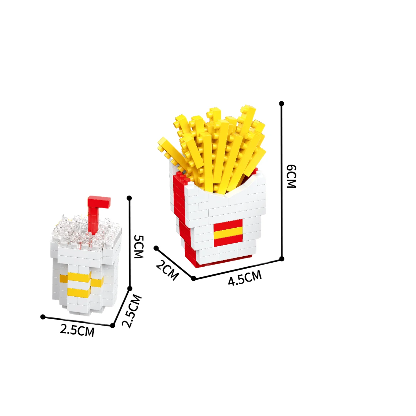 KNEW BUILT Rotwein Cola Innovatives Essen Micro Mini Bausteinspielzeug – Endloser Kindheitsspaß, tragbar und mühelos zum Zusammenbauen – Detail 12