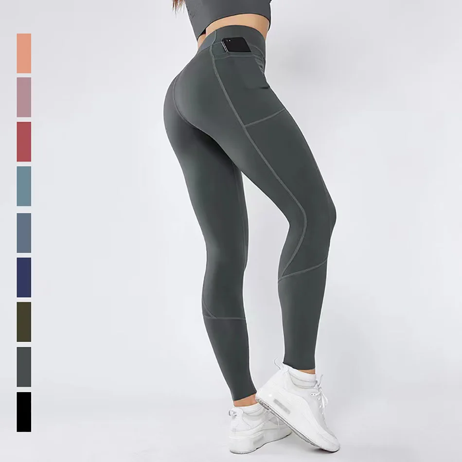 

2023 Yoga Pant High Waist Naked Feeling Legging Push Up Sport Women Fitness Running Pants Energy Seamless Leggings Gym Girl