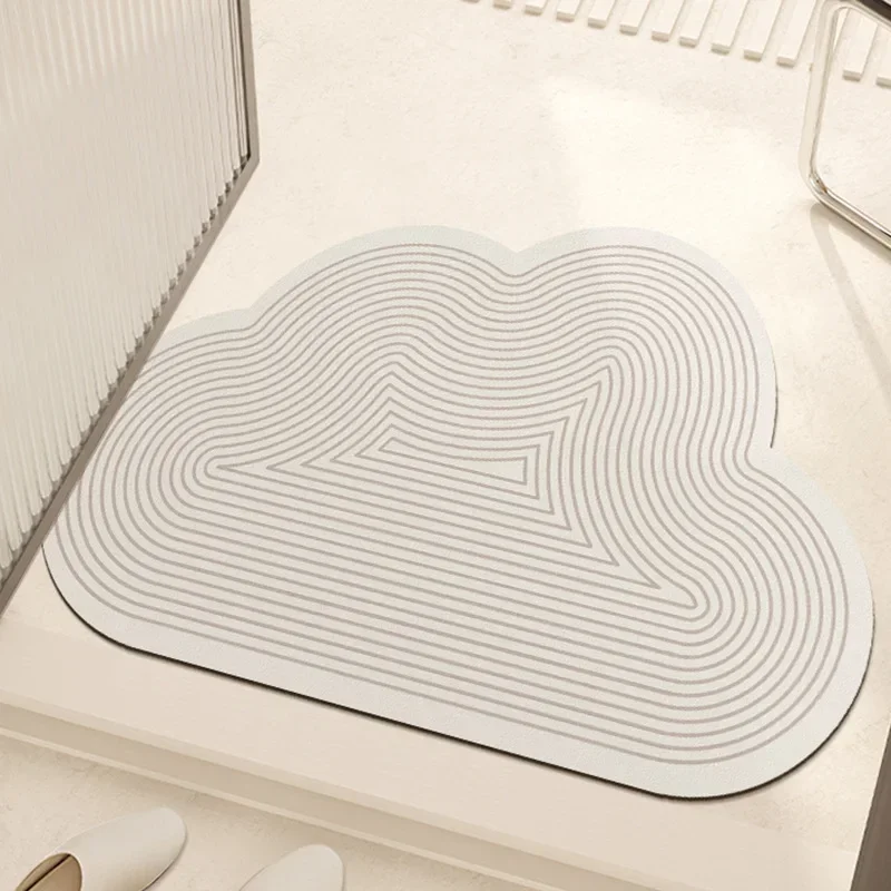 

2024 Non-slip mat Foot mat Suction mat at bathroom door yellow