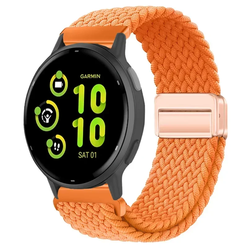 Enhanced Nylon Strap with Adjustable Magnetic Wristband, Available in 20mm and 22mm Sizes