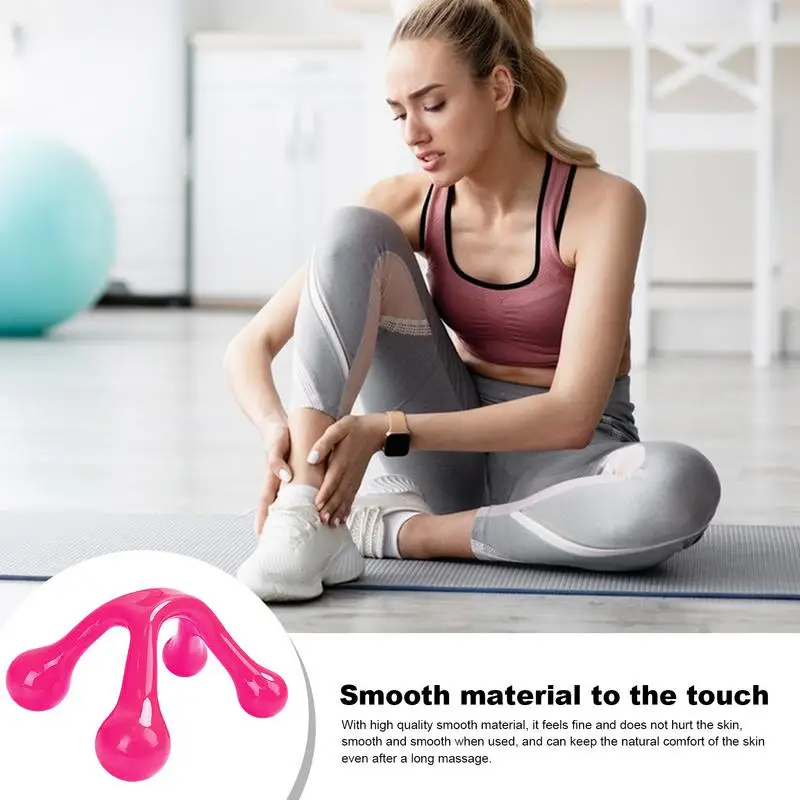 Handheld Body Massager Arch Small Massage Tool Palm Massage Tool Hand Held For Back For Traveling Home