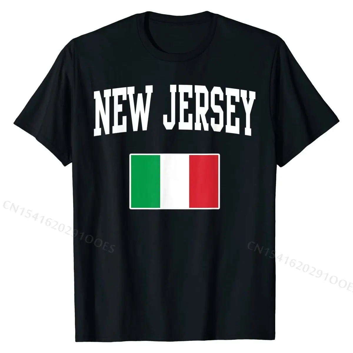 

New Jersey Italian Flag Italy Italia Italiano Gift T-Shirt Casual Tshirts Fashionable Cotton Boy T Shirt Crazy