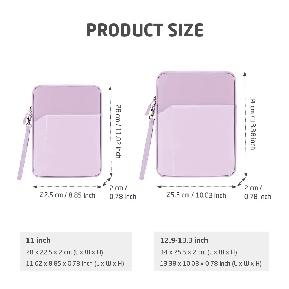 Stylish Protective Tablet and Laptop Sleeve, 11-13.3 Inch