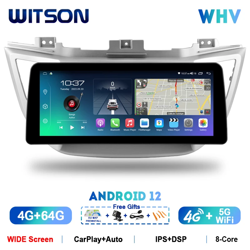 

WITSON Android 12 Carplay Auto Stereo for HYUNDAI TUCSON IX35 2015-2018 DSP 12.3'' IPS HD Screen Car Radio Navi GPS Multimedia