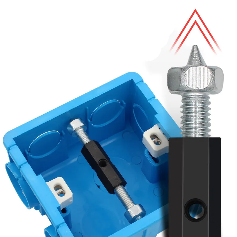 1set Wall Switch Socket Cassette Repairer Switch Cassette Screw Support Rod for Socket Repair Electrical Accessories