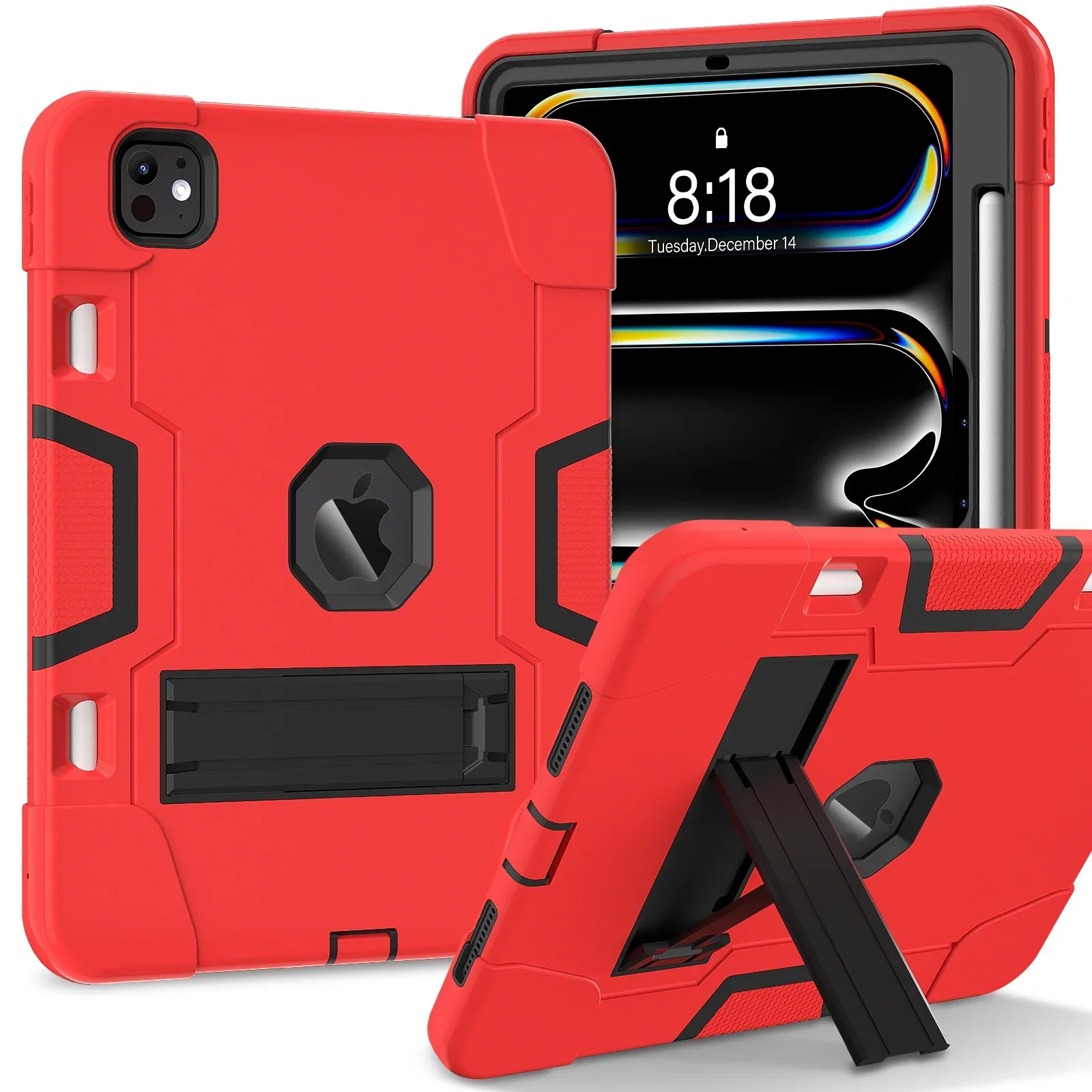 Premium Shockproof Tablet Case with Adjustable Stand and Enhanced Protection