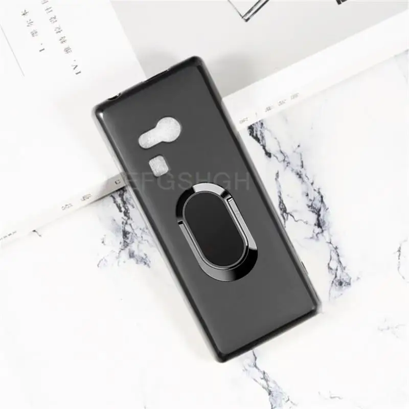 Per Nokia 216 216Ds Rm-1187 Rm1187 Supporto Per Anello Posteriore Staffa Per Telefono Custodia Per Smartphone Tpu Cover Morbida In Silicone