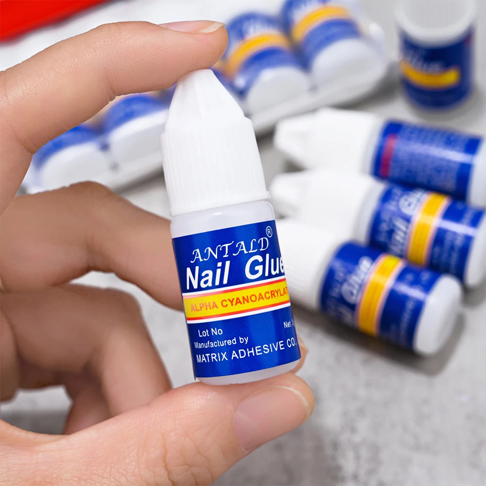 Fast Drying Nail Art Glue Tips Glitter UV Acrylic Rhinestones Decorations Nail Glue Gel False Tips Manicure Adhesive Bond Glue # 2