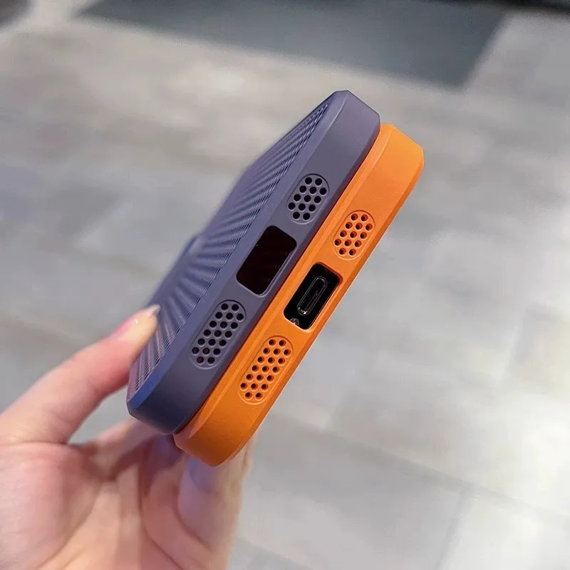 Ultra-Thin Magnetic Mesh Case with Heat Dissipation and Shockproof Matte Finish