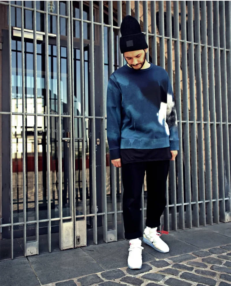 

2023 Woolen Smiling Face Men Winter Hat Women Knitted Hats For Men Cap Winter Beanie Caps Thick Warm Brimless Bonnet Mens