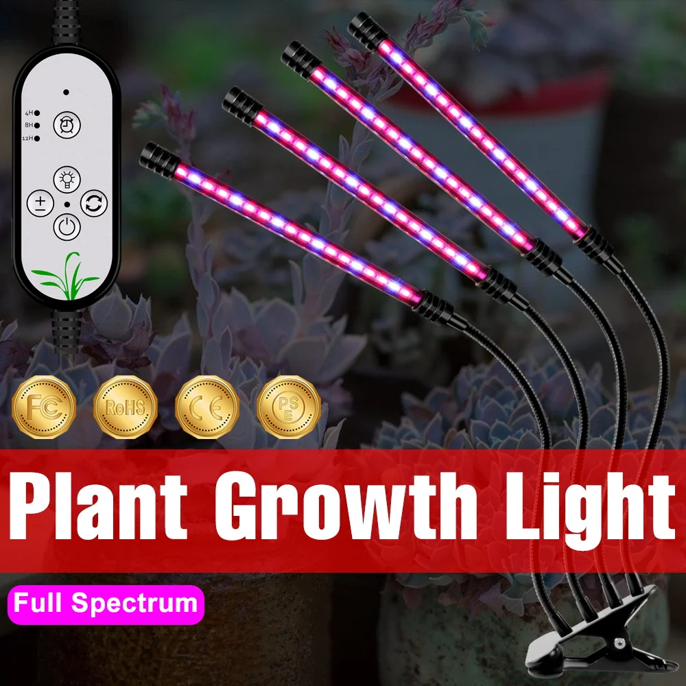 

LED Grow Light Full Spectrum Phytolamp Indoor Hydroponics Plant Light Greenhouse Tent Grow Box Flower Seeds Cultivation UV Lamp