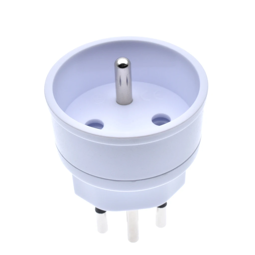 European to Swiss 3-Pin Travel Power Adapter – 10A 250V Converter Plug