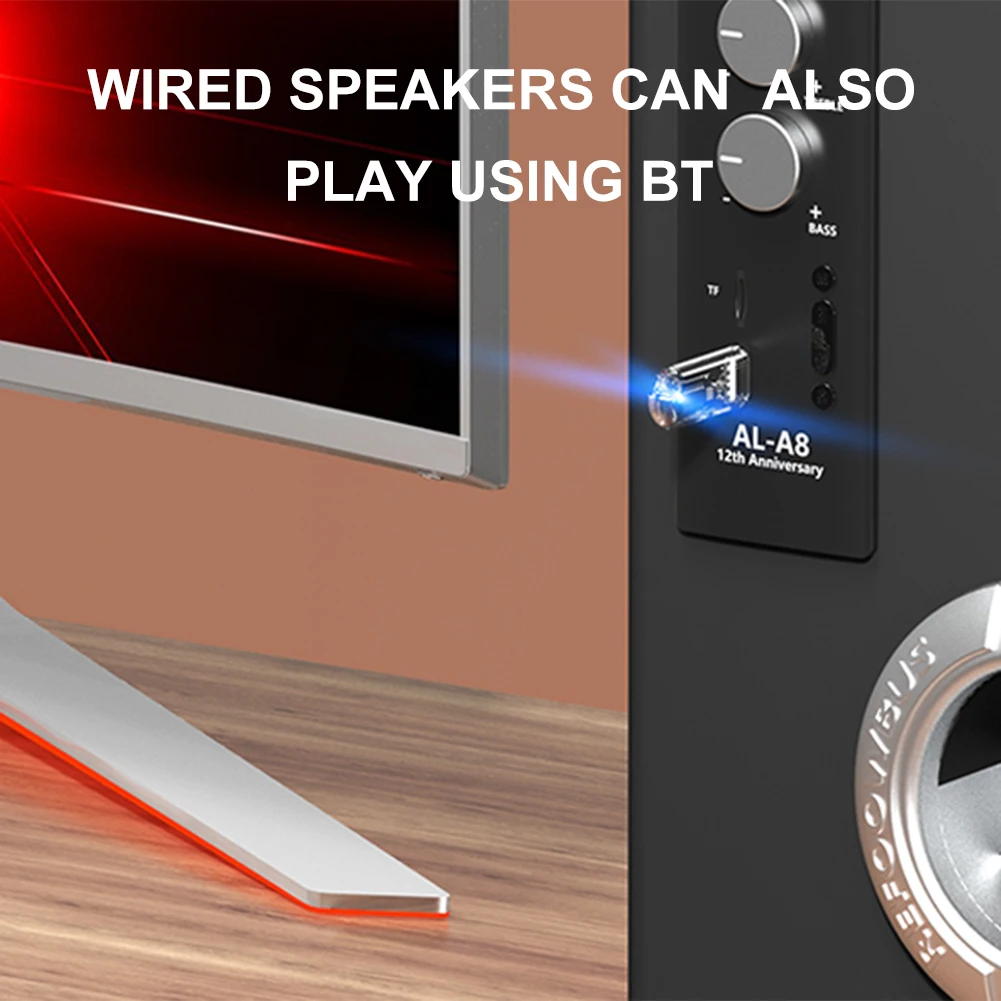 USB Bluetooth Adapter 5.3 For Wireless Speaker Car PC Mouse Audio Bluetooth Dongle USB Adapter Receiver Transmitter
