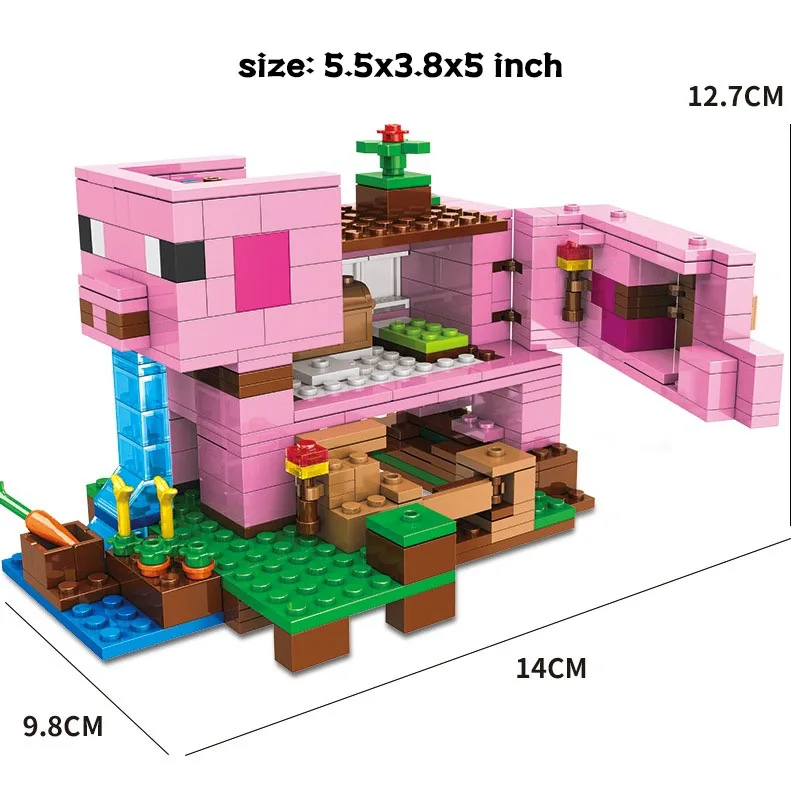 لعبة تعليمية لبناء منزل حيوان كرتوني 6