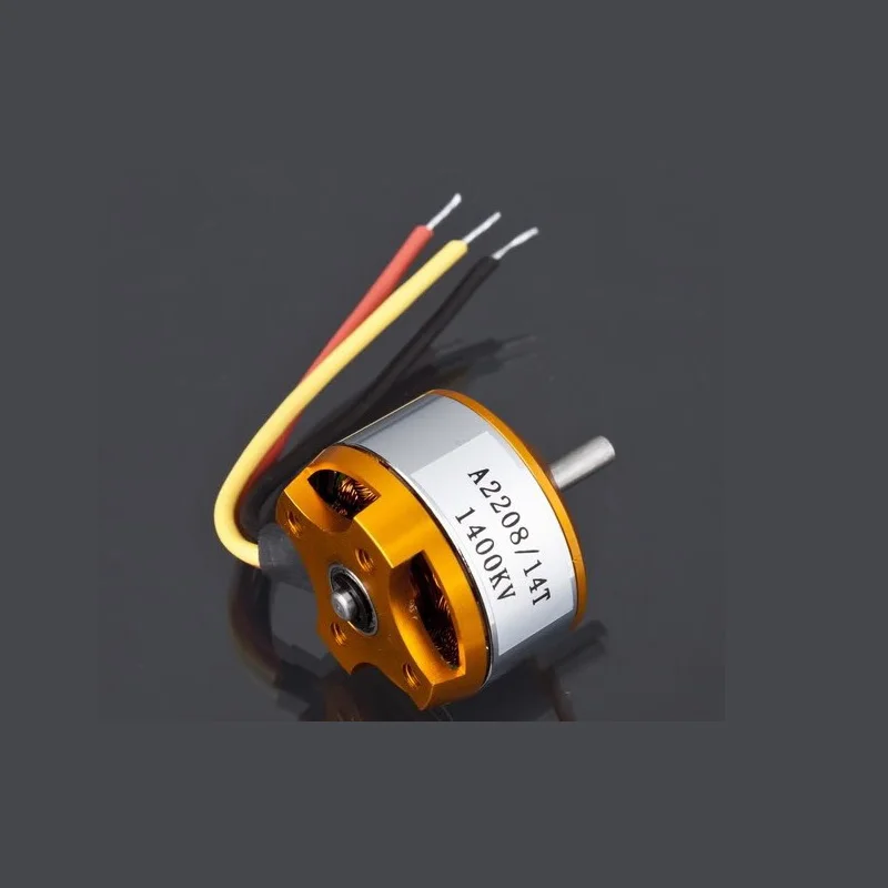 Détail du rotor et des aimants du Moteur Brushless XXD A2208, conçu pour avions RC.