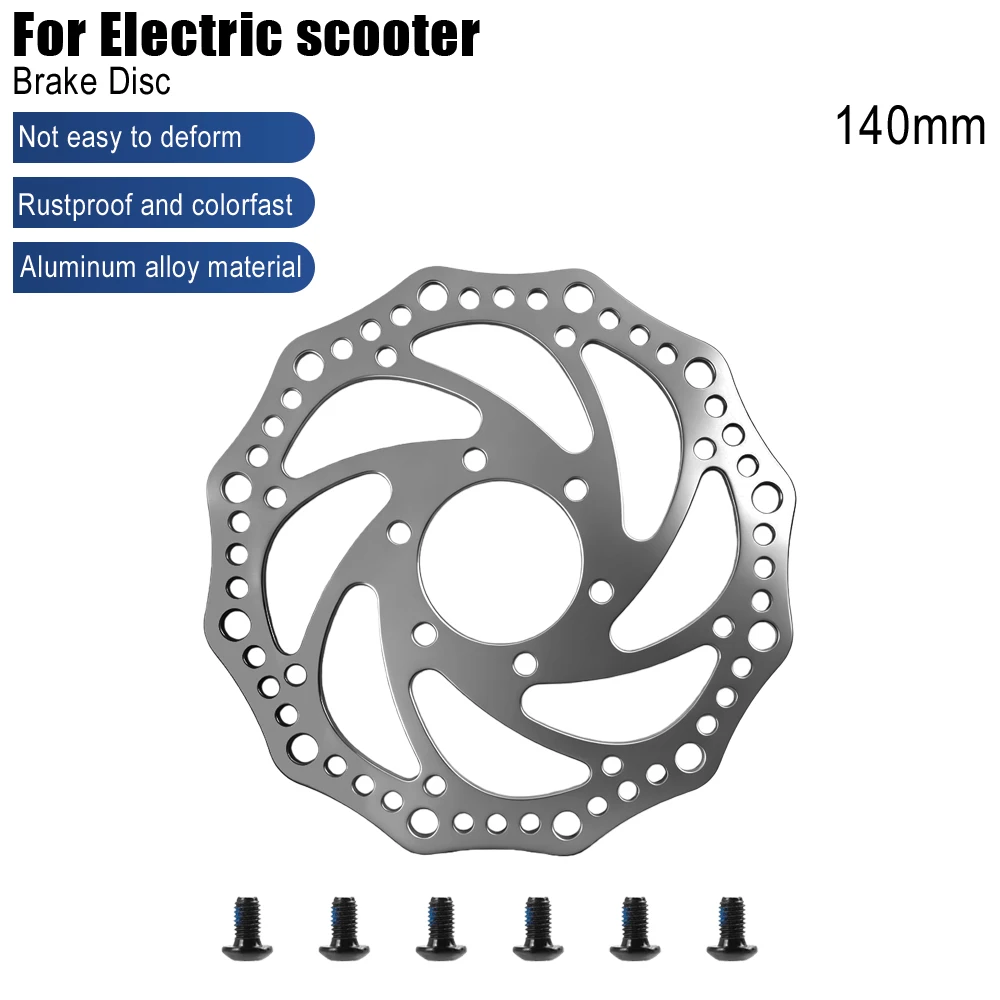 140mm 160mm Sechsloch Edelstahl-Bremsscheibe für Elektroroller mit 6 Schrauben Zubehör – Detail 1