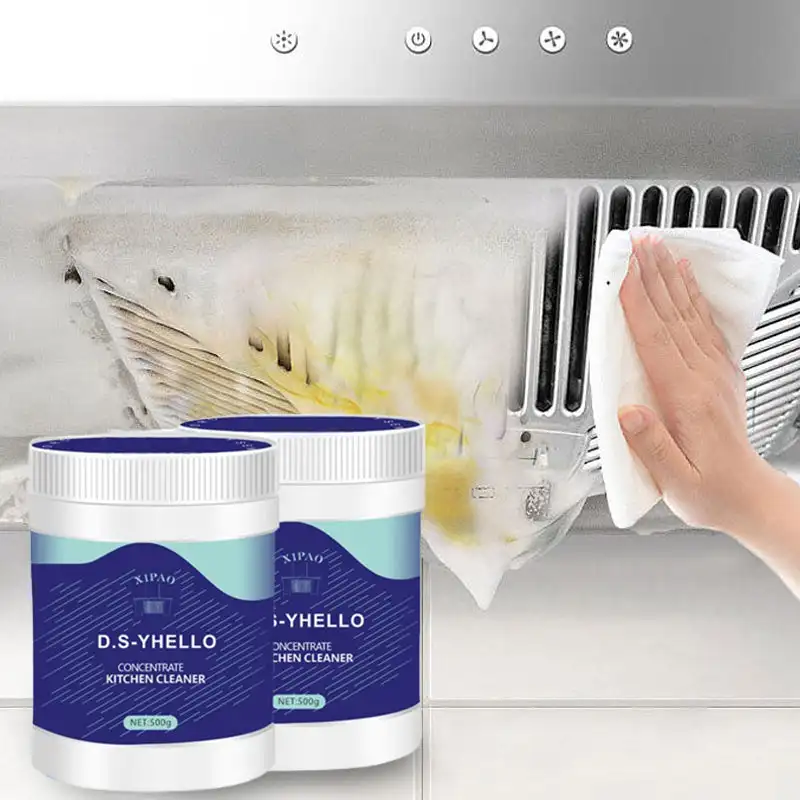 Concentrated Heavy Oil Pollution Cleaner Household Strong Degreasing Cleaning Bubble Powder Kitchen Smoking Machine Cleaner oil cleaner kitchen cleaner