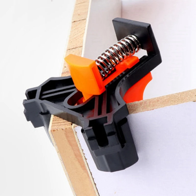 Woodworking Right Angle Fixing Clip Fixer Right Angle Clip Photo Frame 90 Degree DIY Spring Quick Fixing Tool