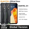 Oukitel G1 Rugged smartphone Global Version 6.52‘' HD+ 10600mAh 6GB+256GB Android14 48MP Camera cellphone NFC 1