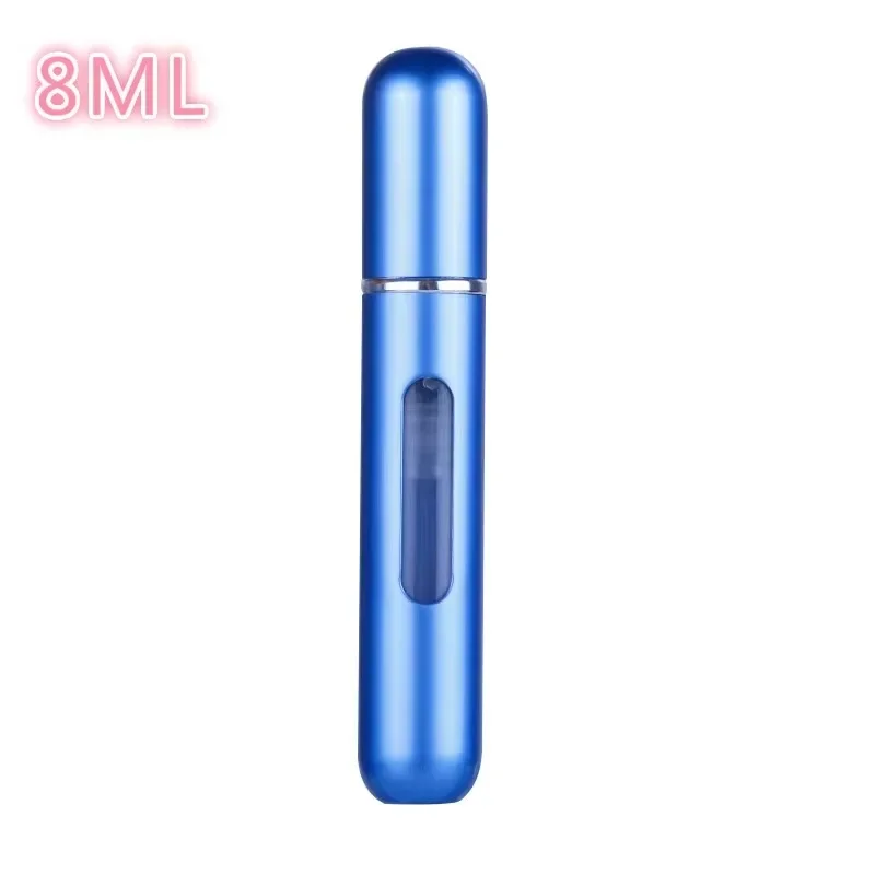 Compact Refillable Travel Perfume Atomizer - Portable 8ml/5ml Spray Bottle