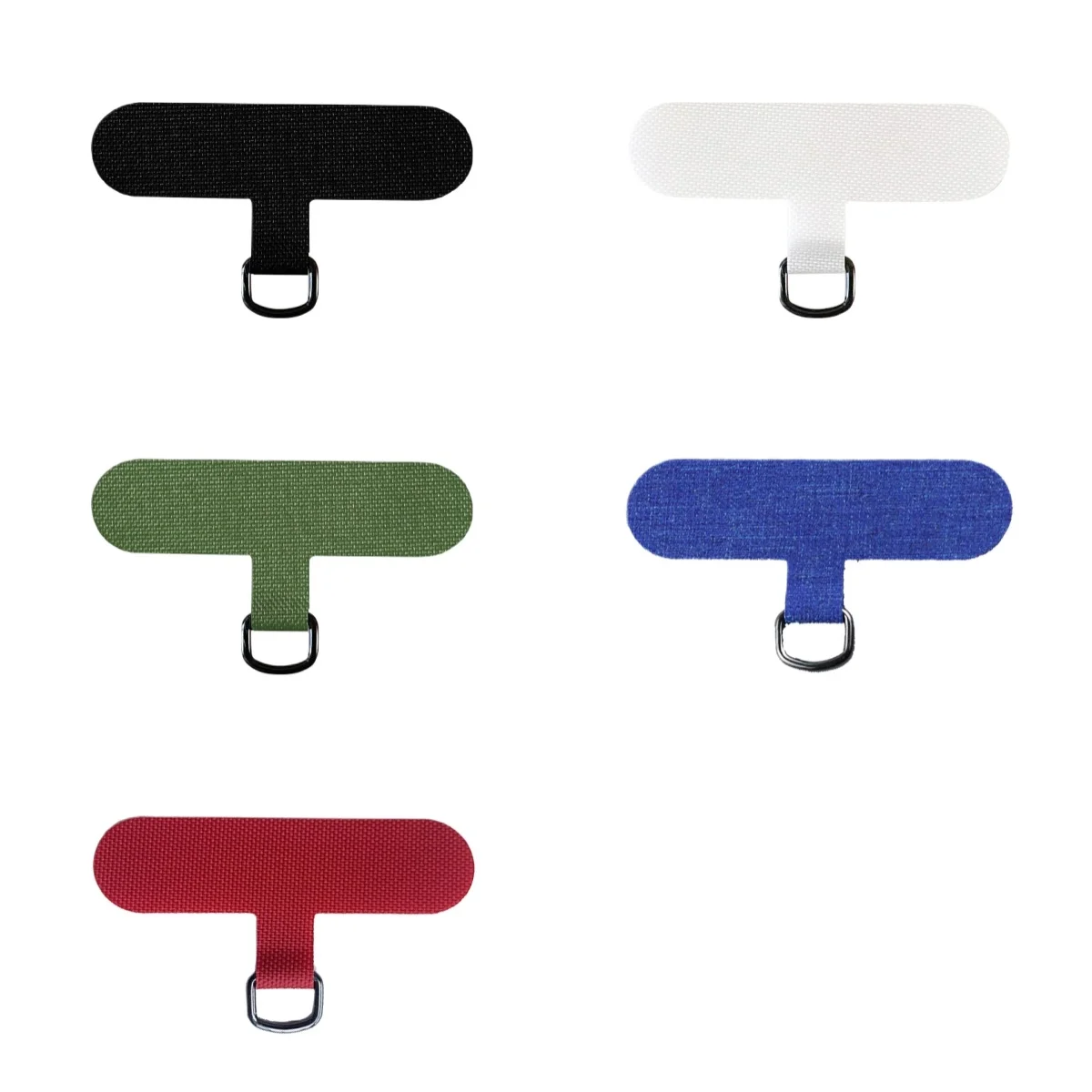 T-shaped Strap Plate for Mobile Phone Case - Braid Lanyard and Weave Card Accessories (3/5pcs)
