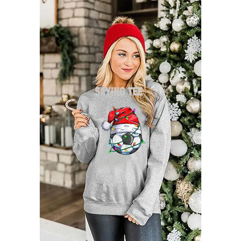 Pull De Noël Femme Lumineux - Hiver Polaire, Manches Longues, Taille Oversize - Déguisement Humoristique Pour Fêtes