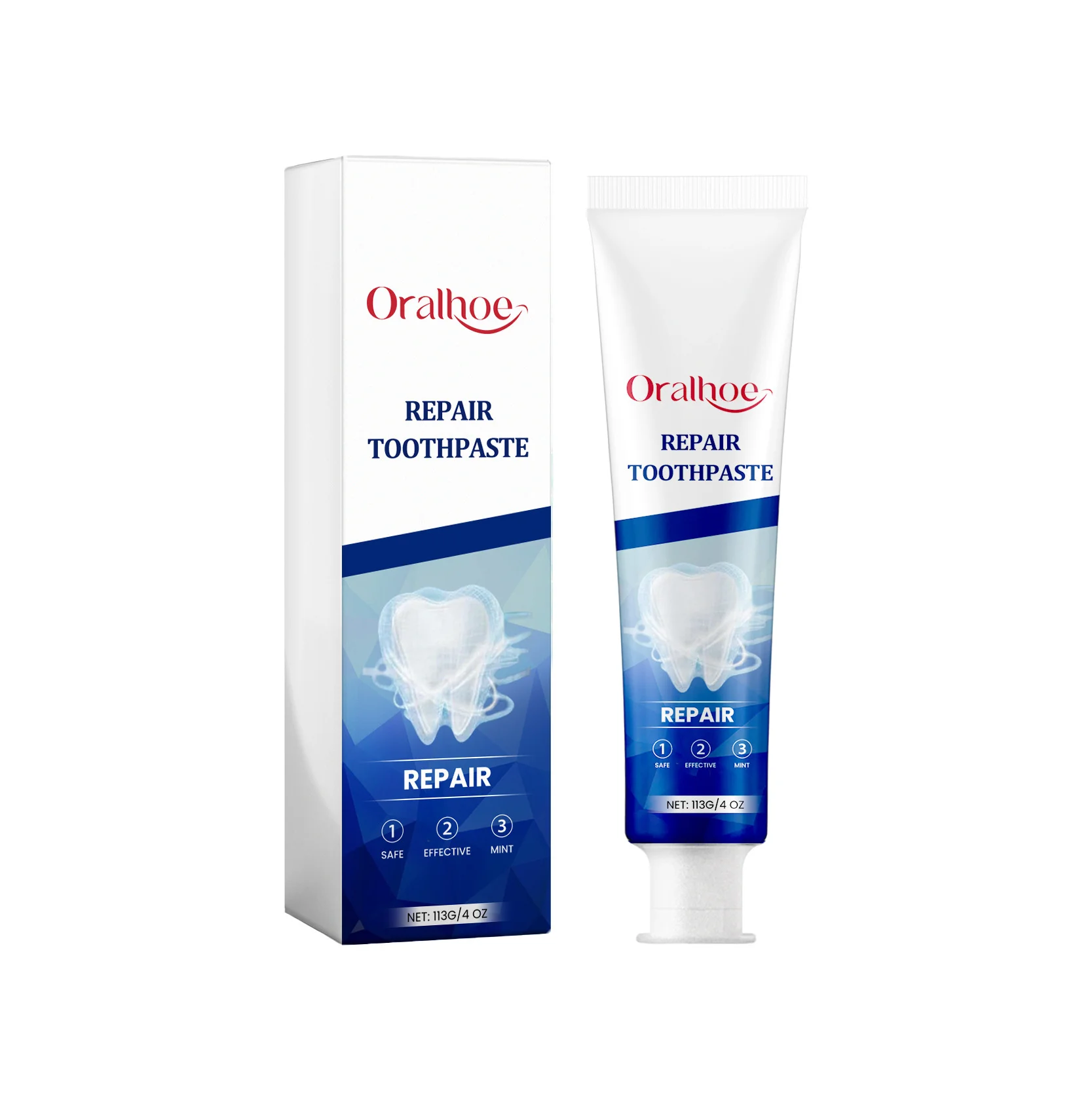 Fluoride Free Toothpaste Dental Caries Repair Anti Decay Brightening Tooth Oral Cleaning Remove Stain Freshens Breath Toothpaste teeth whitening product teeth whitening essence tooth powder teeth health product