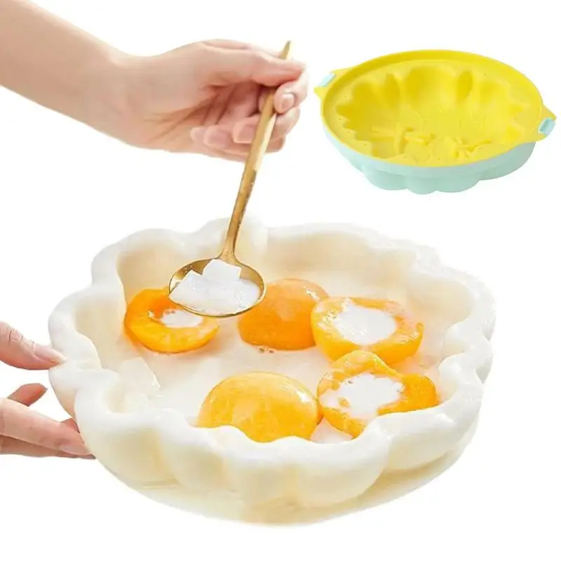 

Versatile Bowl Maker Mold Non Stick Round Dish Mould Creative DIY Handmade Ice Bowl Makers For Serving Fruits Sorbets Desserts