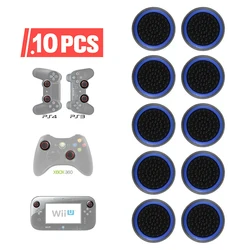 Non-Slip Silicone Analog Joystick Grip Caps - Set of 4 or 10 (Black Blue 10Pcs)
