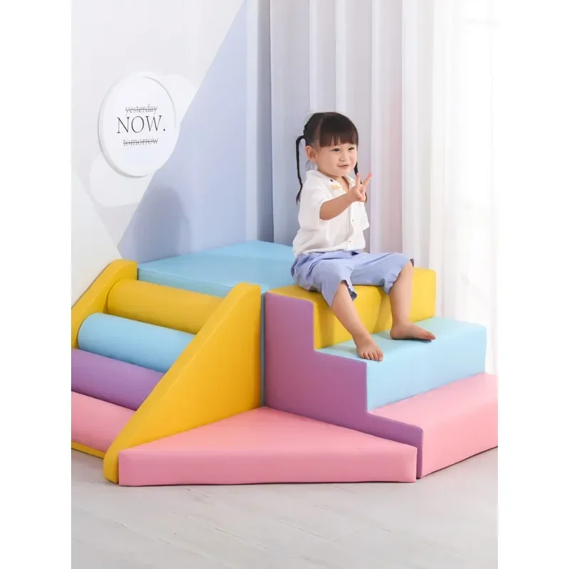 High QualityCreativityChildren's Perception Climbing Training Paradise Slide For Early Childhood Education Household Indoor