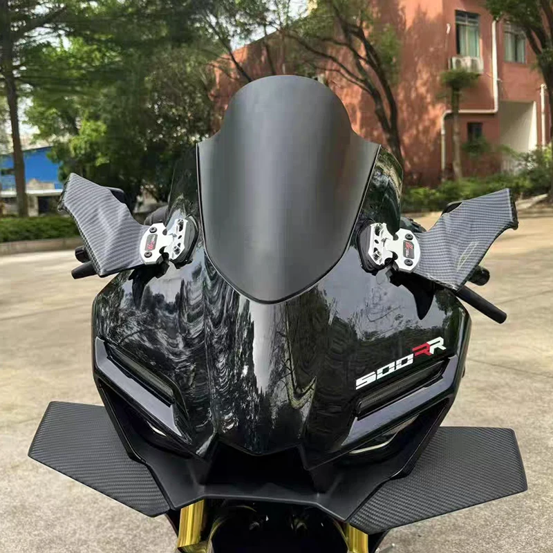 가와사키 닌자 닌자 250 300 400 ZX-6R ZX-4R ZX-10R 용 개조 오토바이 사이드 미러 스포츠카 고정 윙 백미러