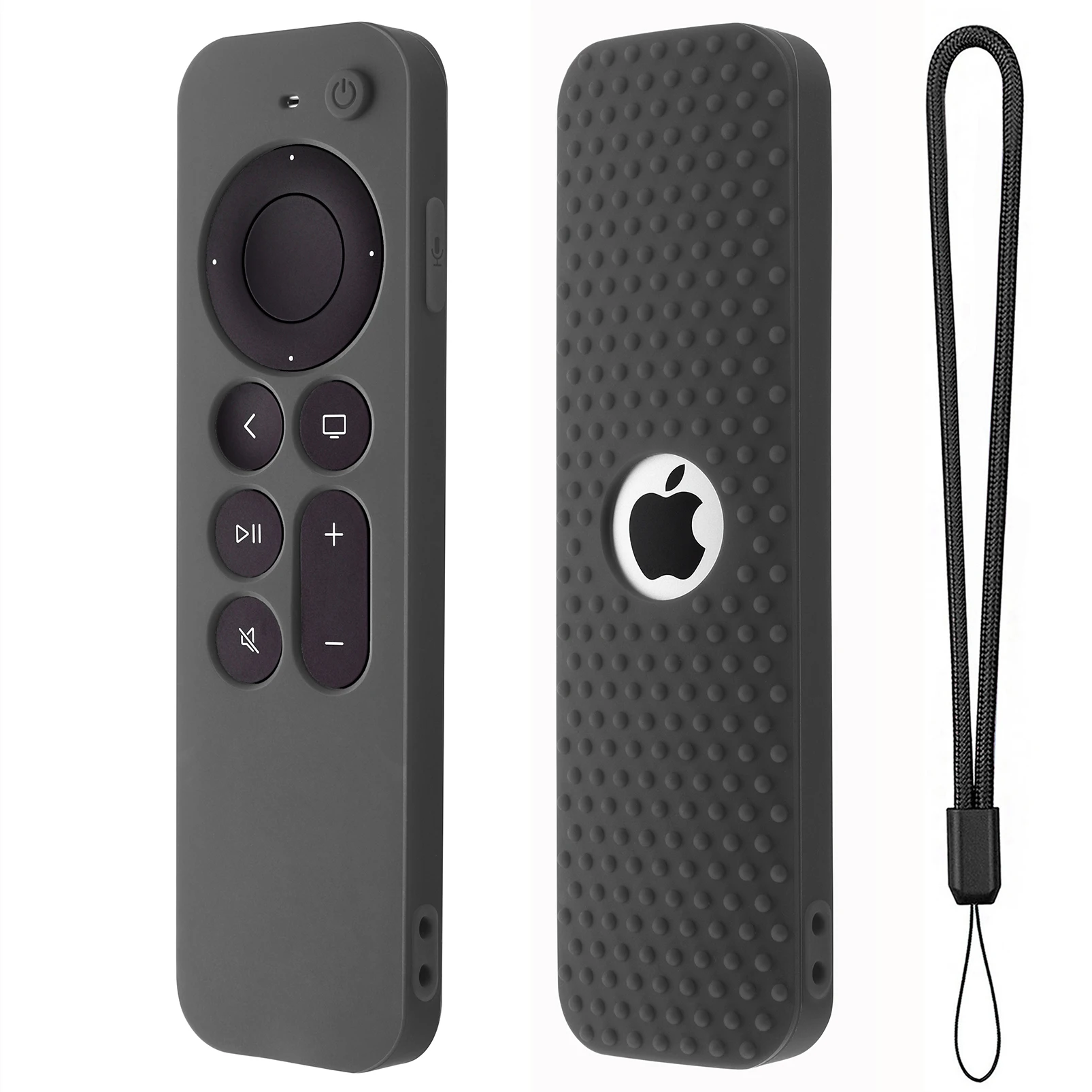 Housse de protection en Silicone pour télécommande Apple Siri 3e génération, étui antichoc pour télécommande Apple TV 4K 2e génération 1 Housse de protection en Silicone pour télécommande Apple Siri 3e génération, étui antichoc pour télécommande Apple TV 4K 2e génération 1
