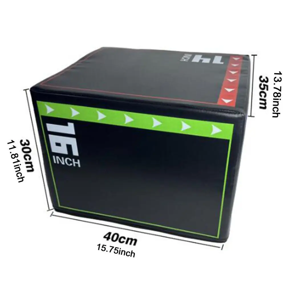 Jump Box 3 in 1 Versatile Plyometric Jump Box Step up Box for Jumping Dips