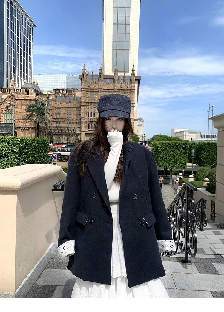 Autumn New Cake Midi Dresses for Women Solid Long Sleeve U-neck Backless A-line Korean Fashion Casual One Piece Vestidos Mujer