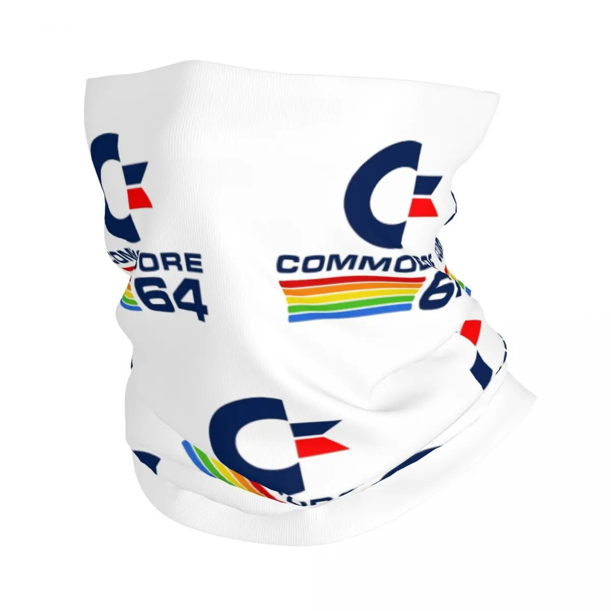 

Commodore 64 Retro 8bit Bandana Neck Gaiter Printed Balaclavas Face Scarf Warm Cycling Fishing for Men Women Adult Washable