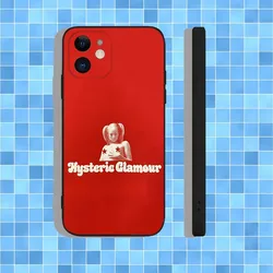 Hysteric Glamour Soft Silicone Black Phone Case - Japanese Design - iPhone 13 Mini (Z1)