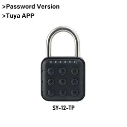 Smart Bluetooth Fingerprint Padlock with App Control and Waterproof Design (Tuya Password)