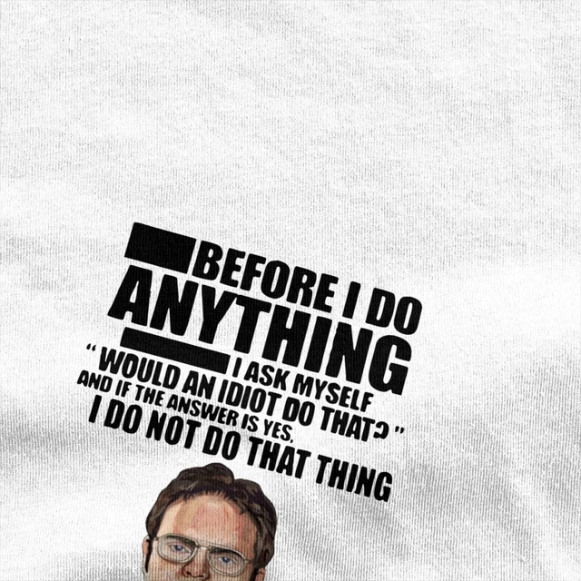 Camiseta de papel para hombre, camisa de oficina, serie de TV, Dunder  Mifflin, Azul Real - AliExpress