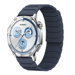 Magnetic Loop Silicone Watchband, 22mm/20mm, Universal Fit for 20mm (Midnight)
