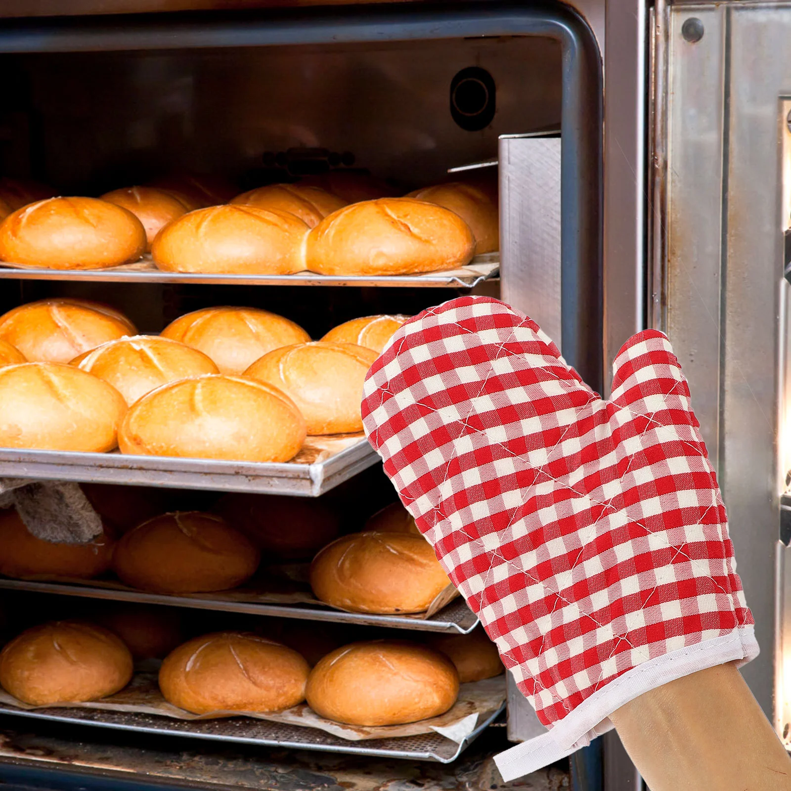 

Gloves Insulation Toddler Oven Mitts Pot Holders Polyester Anti-scald Grill