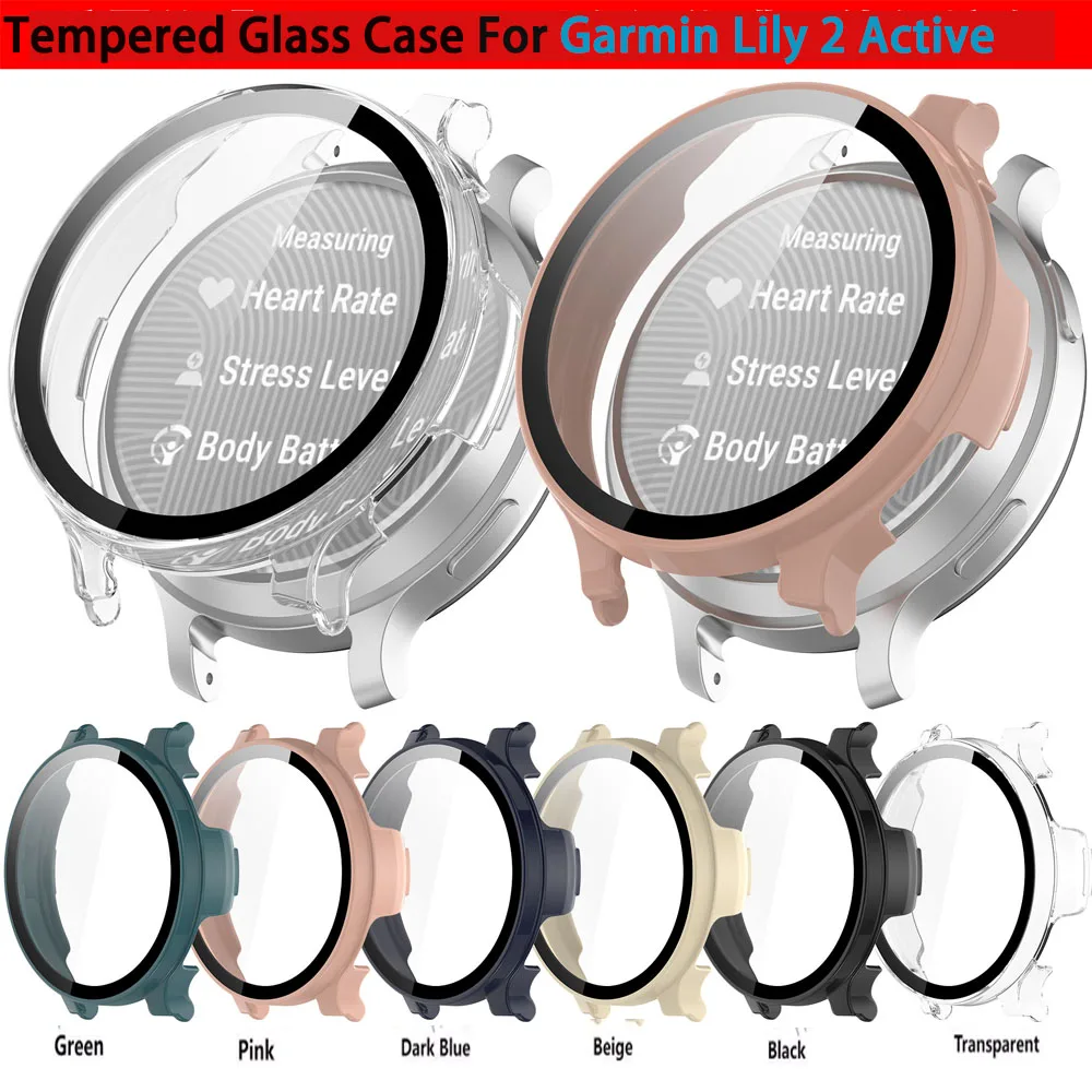 Enhanced Smartwatch Glass Case - Full-Cover Protective Bumper Shell