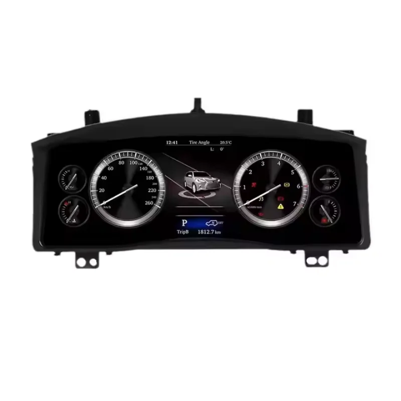 Car Gauges LCD Dashboard Digital Instrument Cluster Multifunction Speedometer for Toyota Land Cruiser
