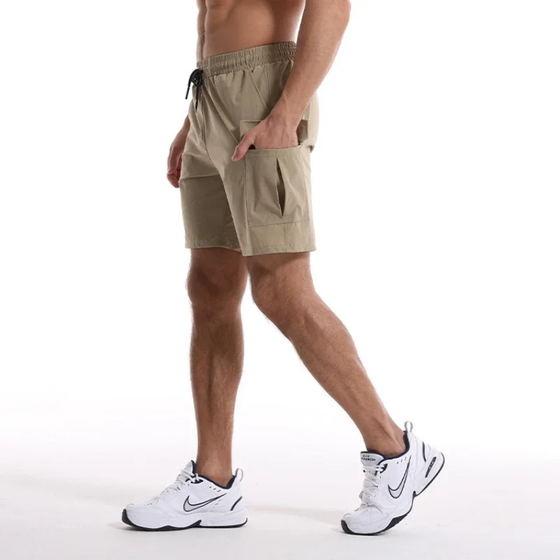 Fashion leisure work clothes sports shorts quick-drying running fitness and loose pants basketball gym shorts